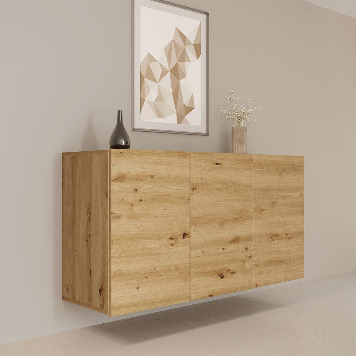 SIDEBOARD Idao Helles Holz - Hellbraun, Holzwerkstoff (160/60/35cm) - Petits-meubles