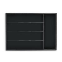 BESTECKKASTEN - Schwarz, Holz/Holzwerkstoff (34/4.5/25cm) - Relaxdays