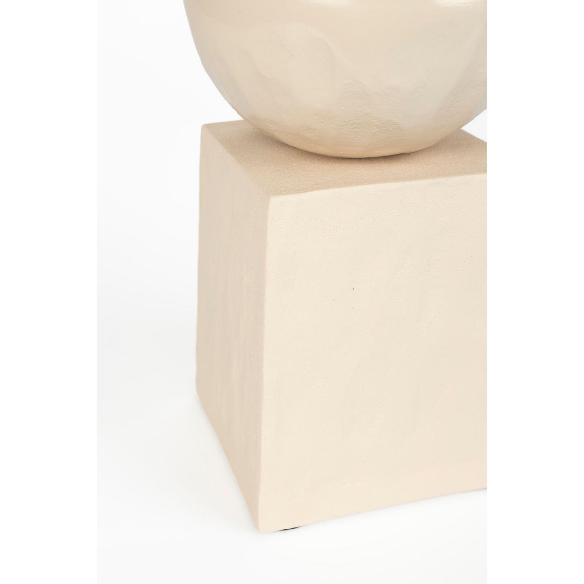 VASE Crocus Beige - Beige, Metall (30cm) - Zuiver