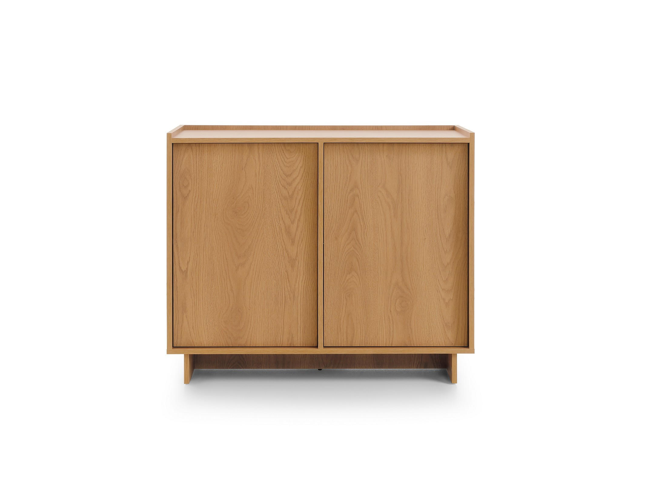 KOMMODE ZENITH 98/82/39cm mit Schubladen 2 Türen Braun - Braun, Holzwerkstoff (98/82/39cm) - MASSENO