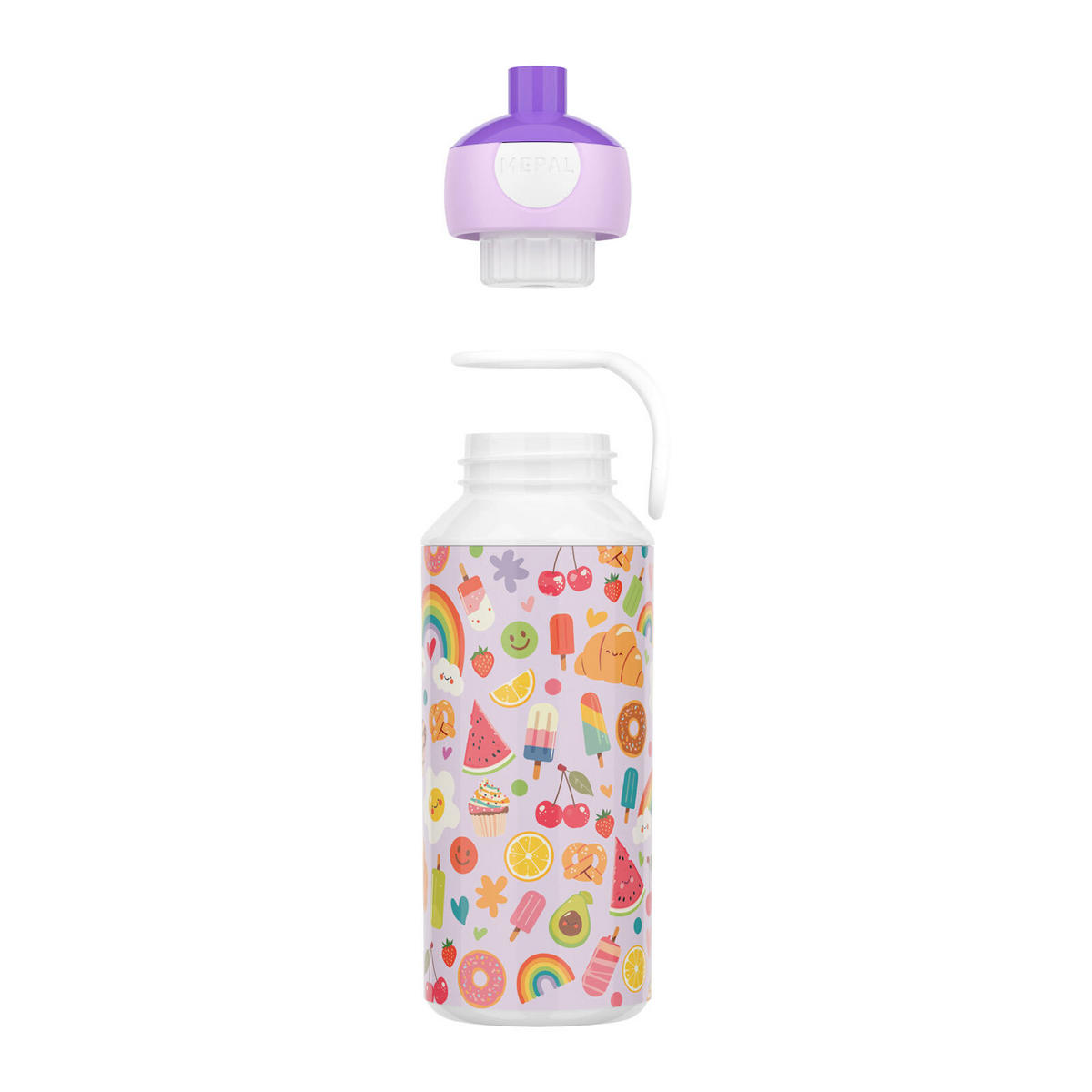 POP-UP TRINKFLASCHE Campus (2025) Food Fest 400 ml - Lila, Kunststoff (0.4L) - Mepal