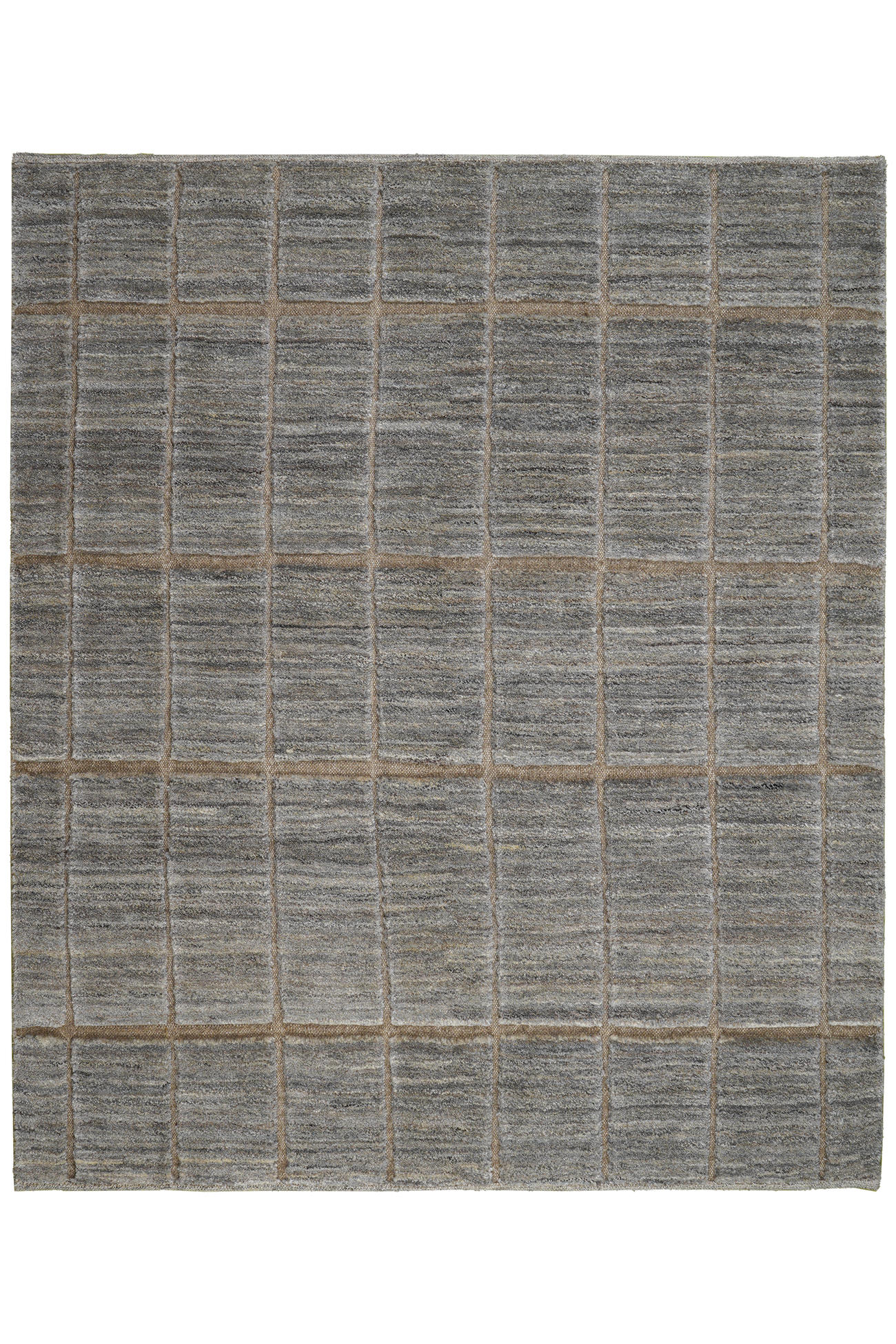 TEPPICH Gabbeh Grau 185/158 cm Schurwolle - Grau, Textil (158/185cm) - Looma
