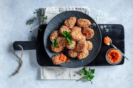 Blumenkohl-Käse-Nuggets