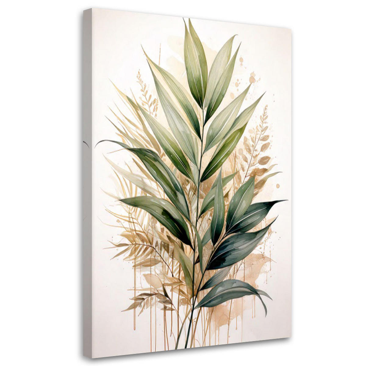 LEINWANDBILD Natur und Botanik 60x90cm - Grün, Textil (60/90cm) - Feeby