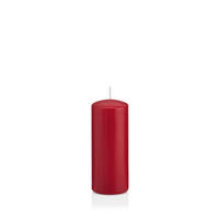 STUMPENKERZEN Altrot Ø 48 x 100 mm, 24 Stück - Dunkelrot, Paraffin (5/10cm) - Wiedemann Kerzen