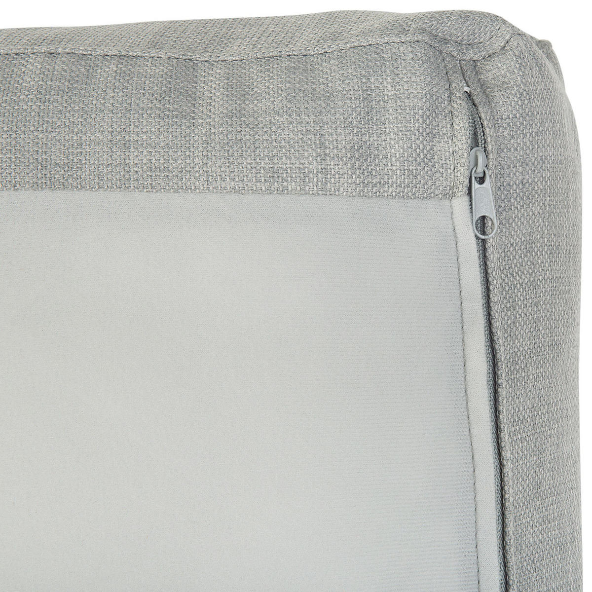 4-SITZER-ECKSOFA Polyester Grau Kiruna - Hellgrau, Textil (290/148cm) - Beliani
