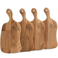 SCHNEIDEBRETT Holz Eiche geölt LIVO 4-tlg - Eichefarben, Holz (16/33cm) - KONSIMO®