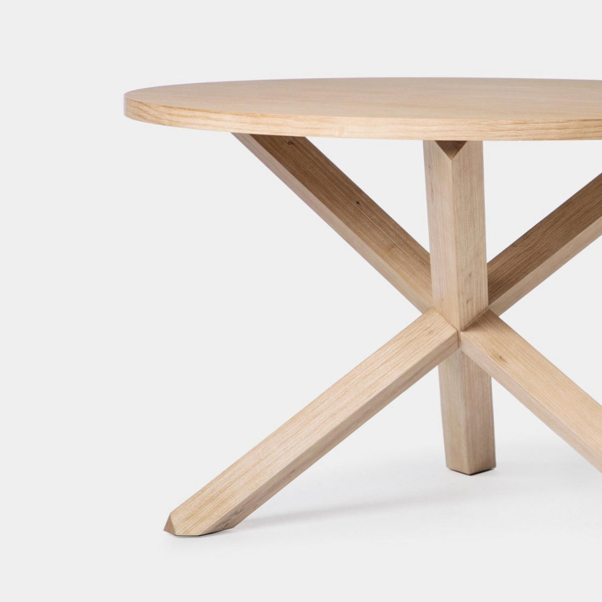 ESSTISCH Isak Natürlich 120 cm x 76,5 cm - Naturfarben, Holzwerkstoff (120/120/76cm) - Klast Home