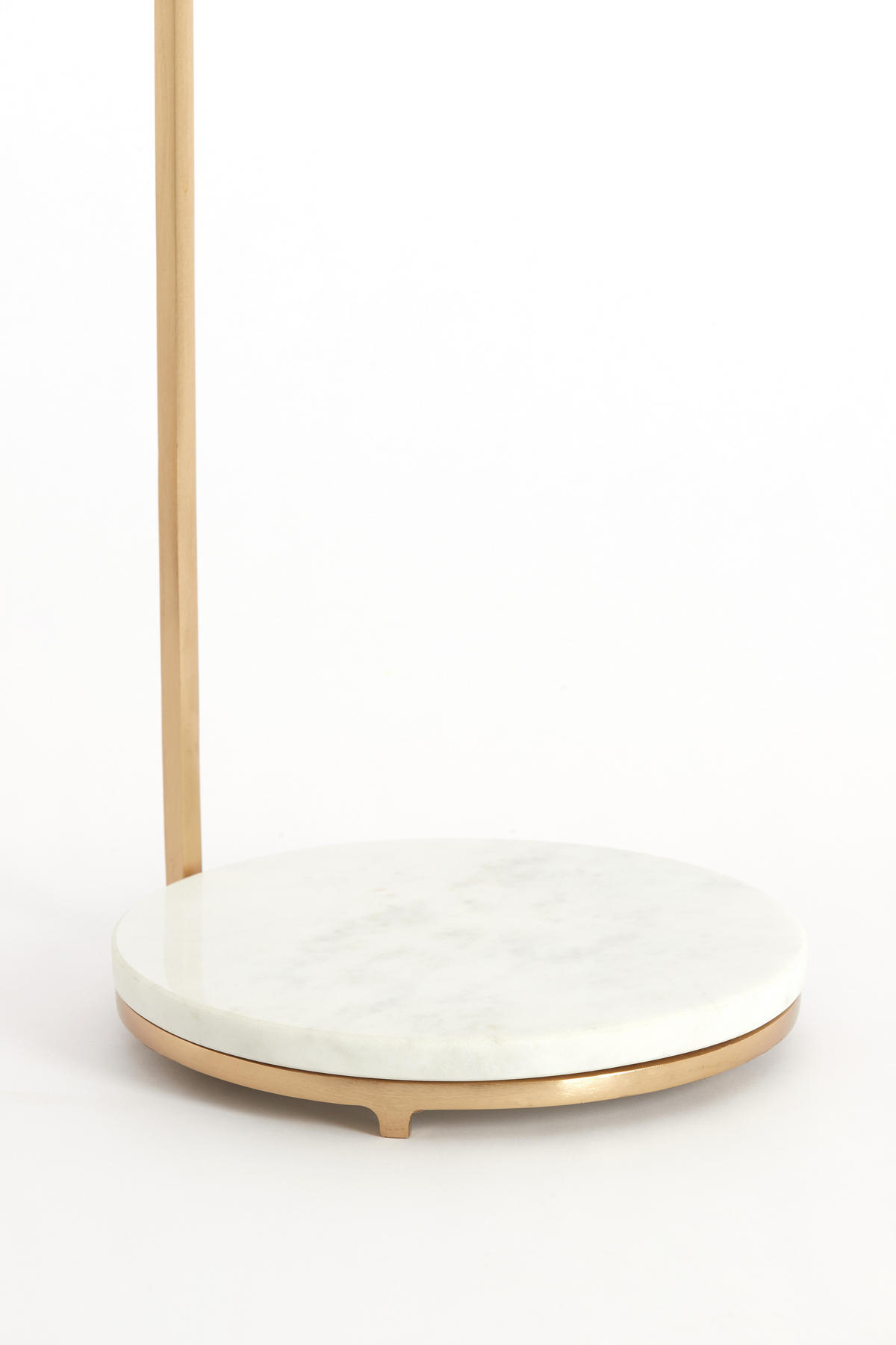 BEISTELLTISCH Leda Weiß 26/26/76 cm - Weiß, Stein (26/26/76cm) - Light & Living