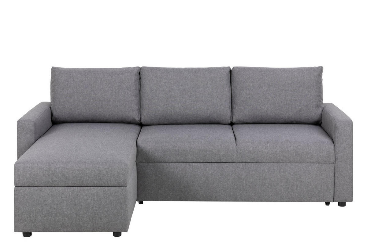 SCHLAFSOFA grau - Grau, Holzwerkstoff (218/155cm) - ebuy24