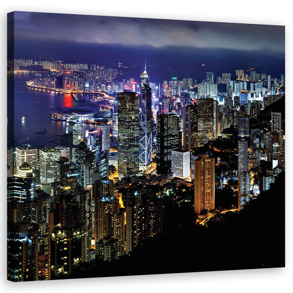 Feeby Wandbild Blau 50x50 cm