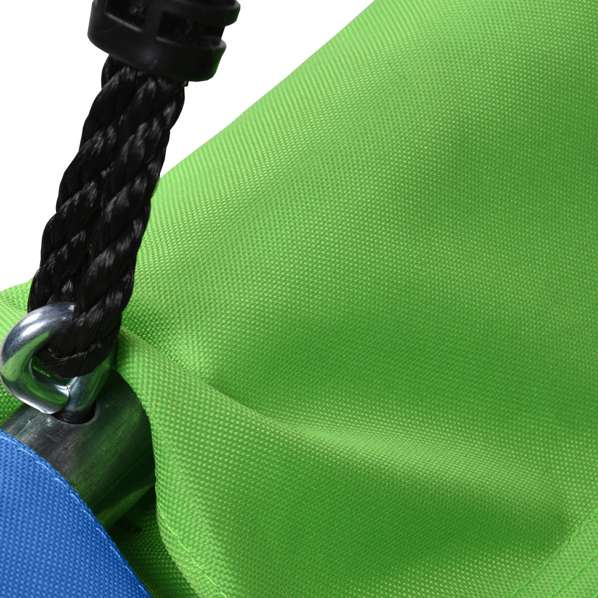 BOGUNGA flerfärgad rektangulär 150x80 cm - Svart/Multicolor, Plast/Metall (150/165/80cm) - Relaxdays