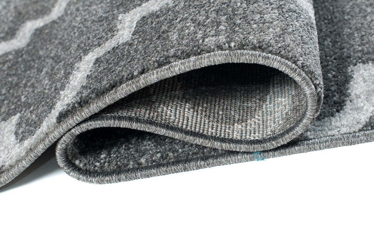 TEPPICHLÄUFER SARI dunkelgrau orientalisch 70/500 cm - Dunkelgrau, Textil (70/500cm) - Tapiso