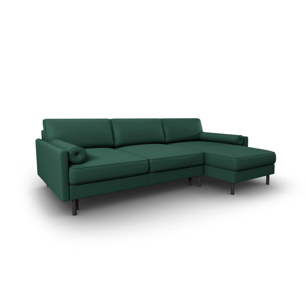 Thumbnail - Micadoni Ausklappbares-Ecksofa, Grün, Textil, 5-Sitzer, L-Form, 212x142 cm, Hergestellt in Europa, Wohnzimmer, Sofas & C...