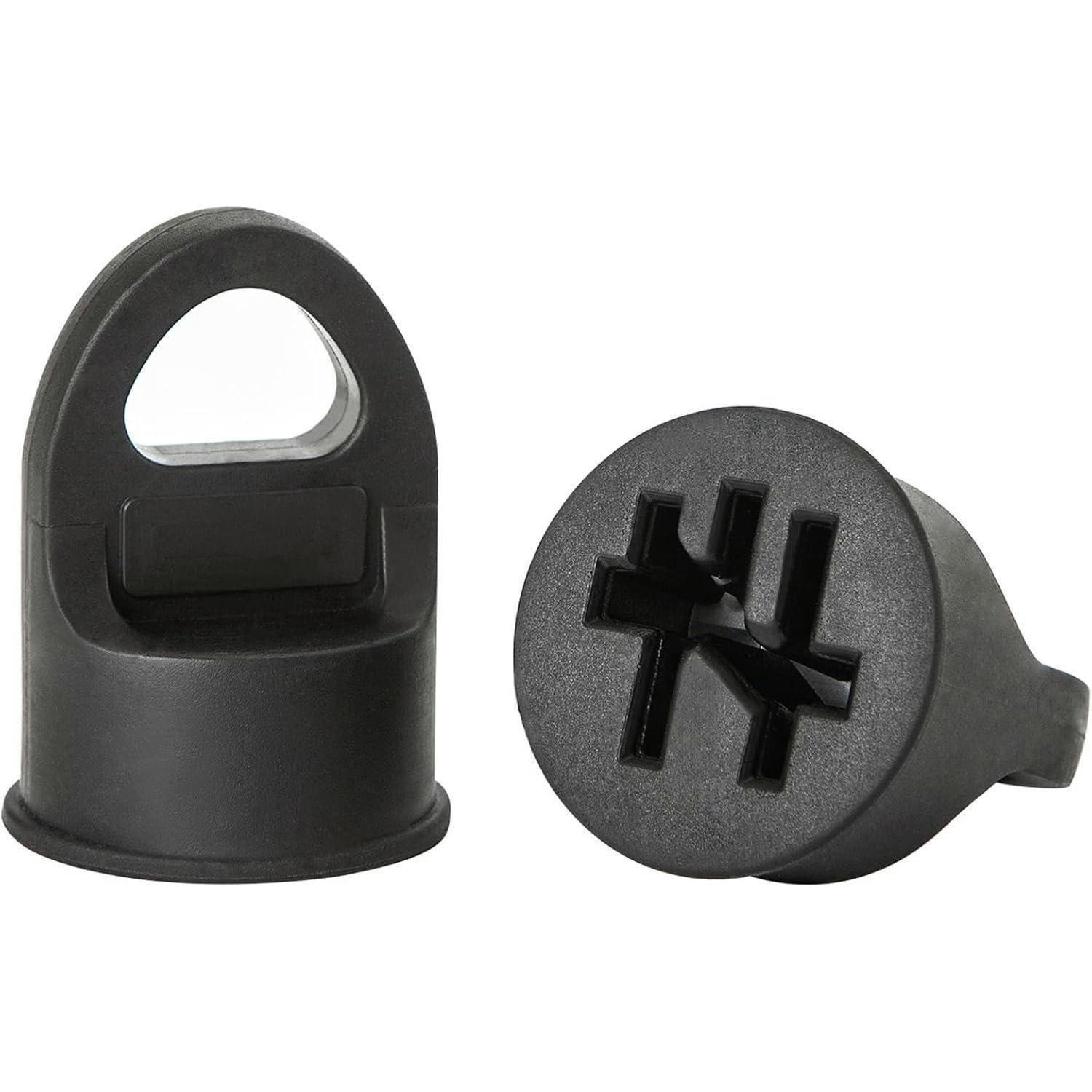 KONTAKTSCHUTZ 2er-Set für Bosch E-Bike Akkus Schwarz - Schwarz, Kunststoff (2.6/2.4/3.5cm)