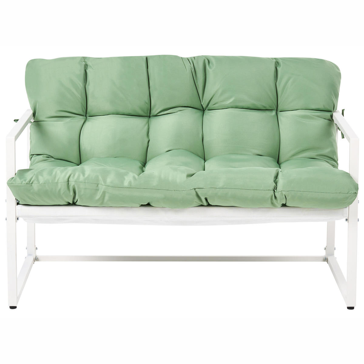 SET LOUNGE verde Garda - alb/verde, metal - Beliani