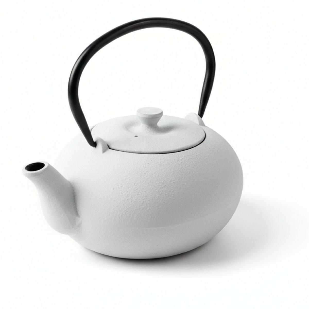 TEEKANNE Gusseisen Nomi 800 ml - Weiß, Metall (0.8L) - AROMELIO
