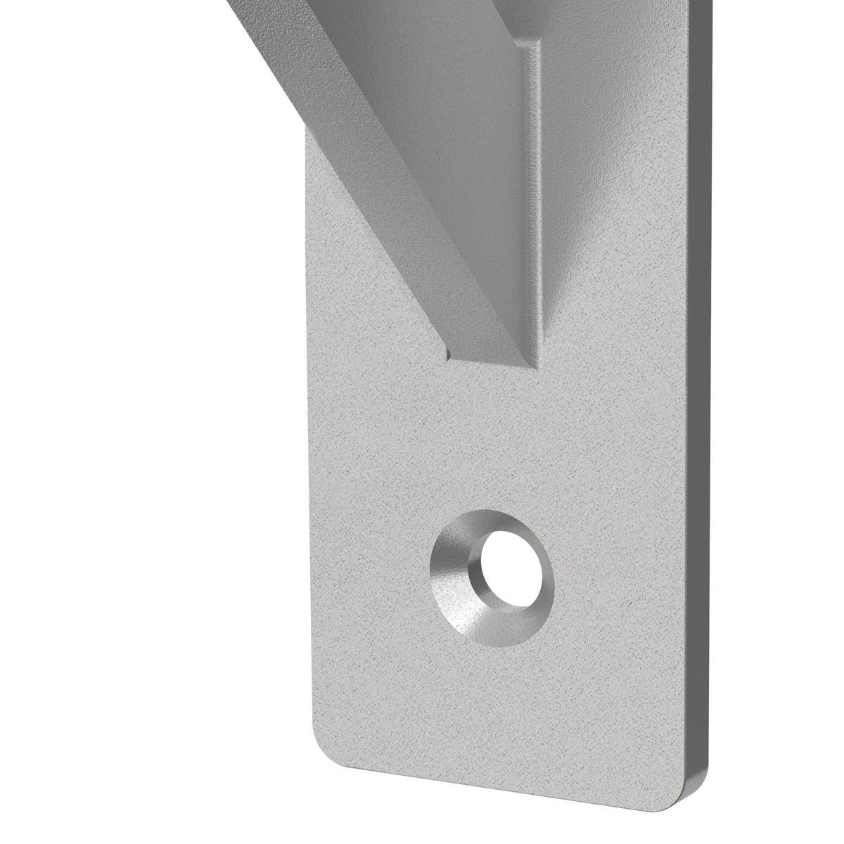 REGALHALTERUNGEN - Silberfarben, Metall (18/3/18cm) - ML-DESIGN