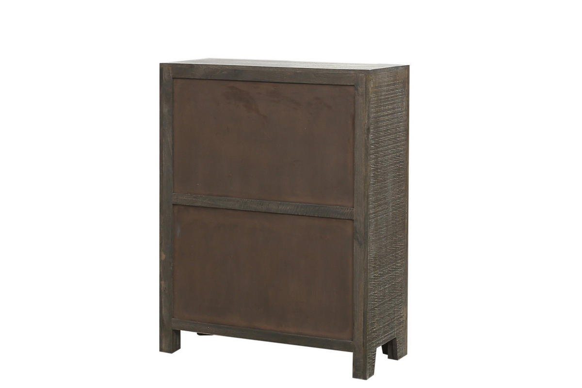 KOMMODE Erik Mangoholz Mehrfarbig 118x40x90cm - Multicolor, Holz (40/118/90cm) - DELUKE