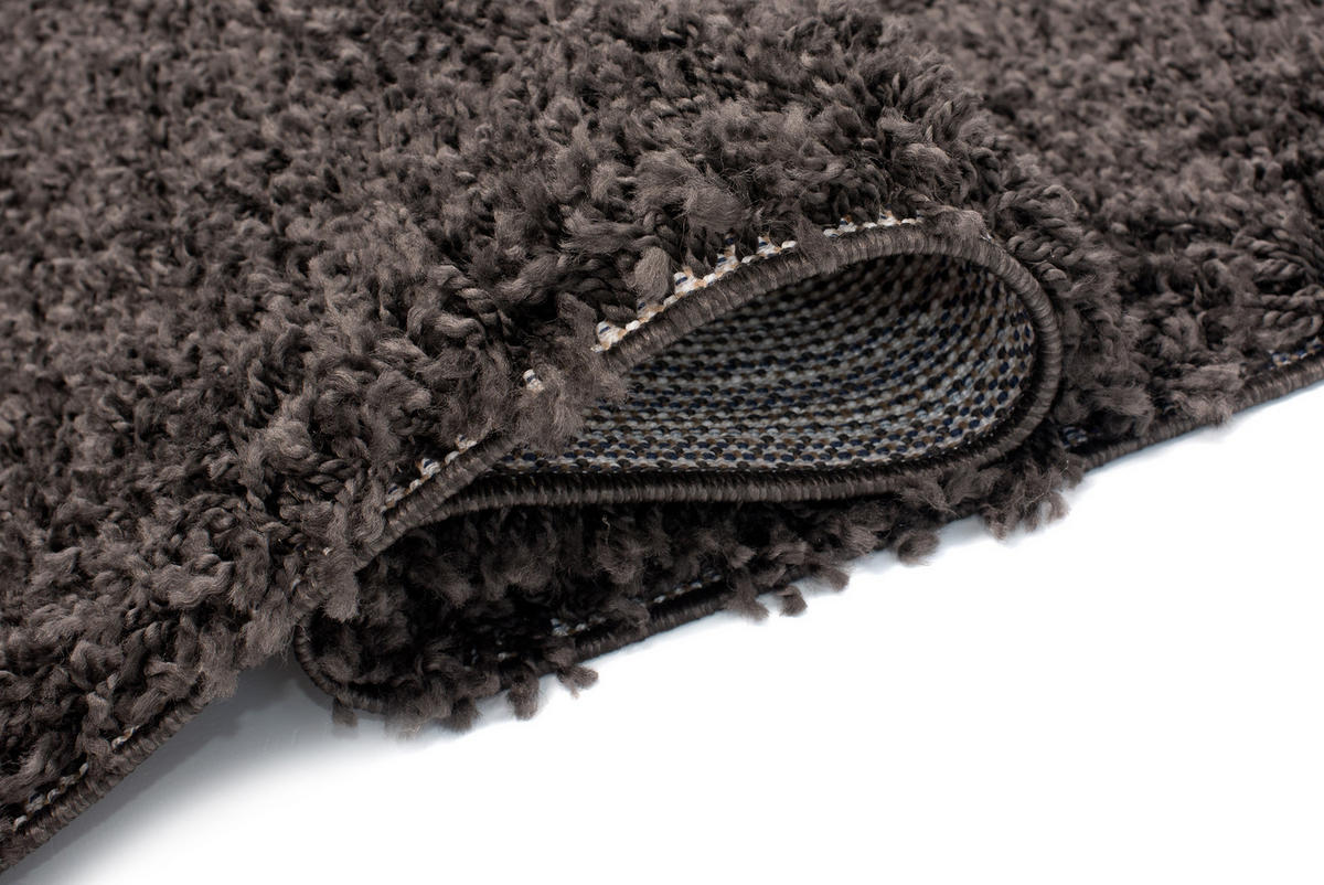 TEPPICHLÄUFER ESSENCE anthrazit uni 80/200 cm - Anthrazit, Textil (80/200cm) - Tapiso