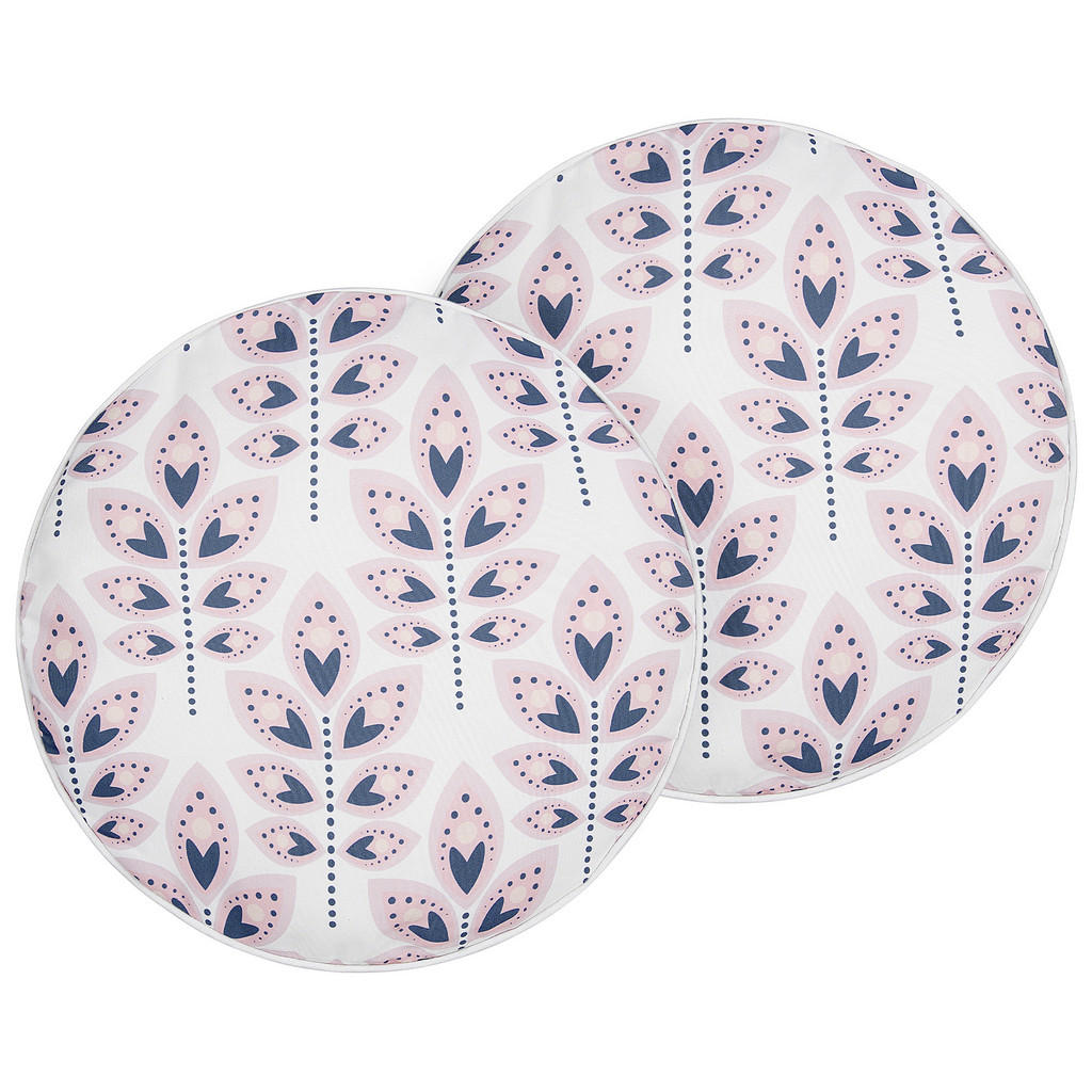 PERNĂ DE GRĂDINĂ set de 2 model cu frunze bej 40 cm Torretta