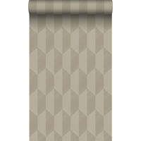TAPETE 3D Muster 50 x 900 cm - Grün, Papier (50/900cm) - Origin Wallcoverings