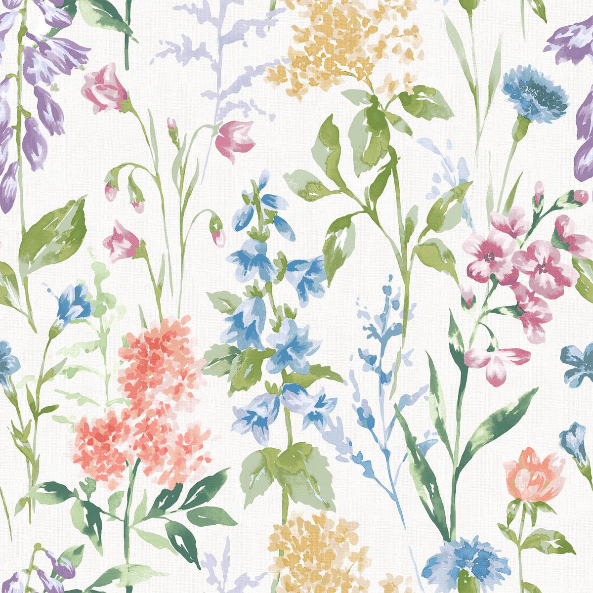 VLIESTAPETE Elston Garden - Multicolor, Papier/Kunststoff (52/1000cm) - LAURA ASHLEY