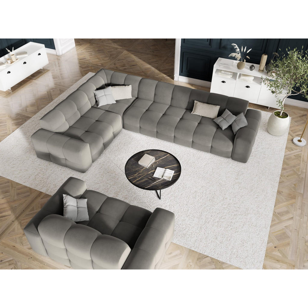 Thumbnail - Micadoni Sofa, Dunkelgrau, Textil, 2-Sitzer, 156x79x103 cm, Hergestellt in Europa, Oeko-Tex®, Wohnzimmer, Sofas & Couche...