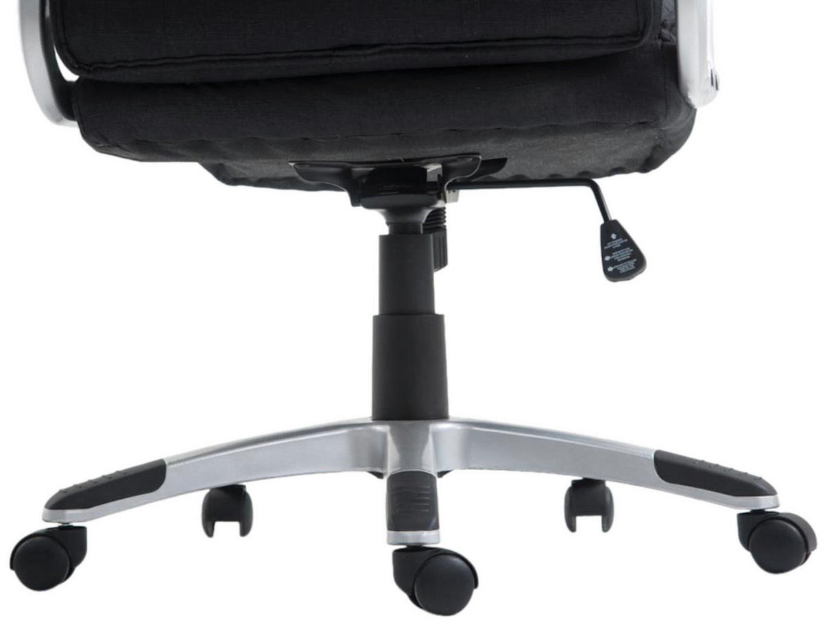 BÜROSTUHL Texum 2, Stoff Schwarz - Schwarz, Kunststoff/Textil (65/119/73cm) - TPFLiving