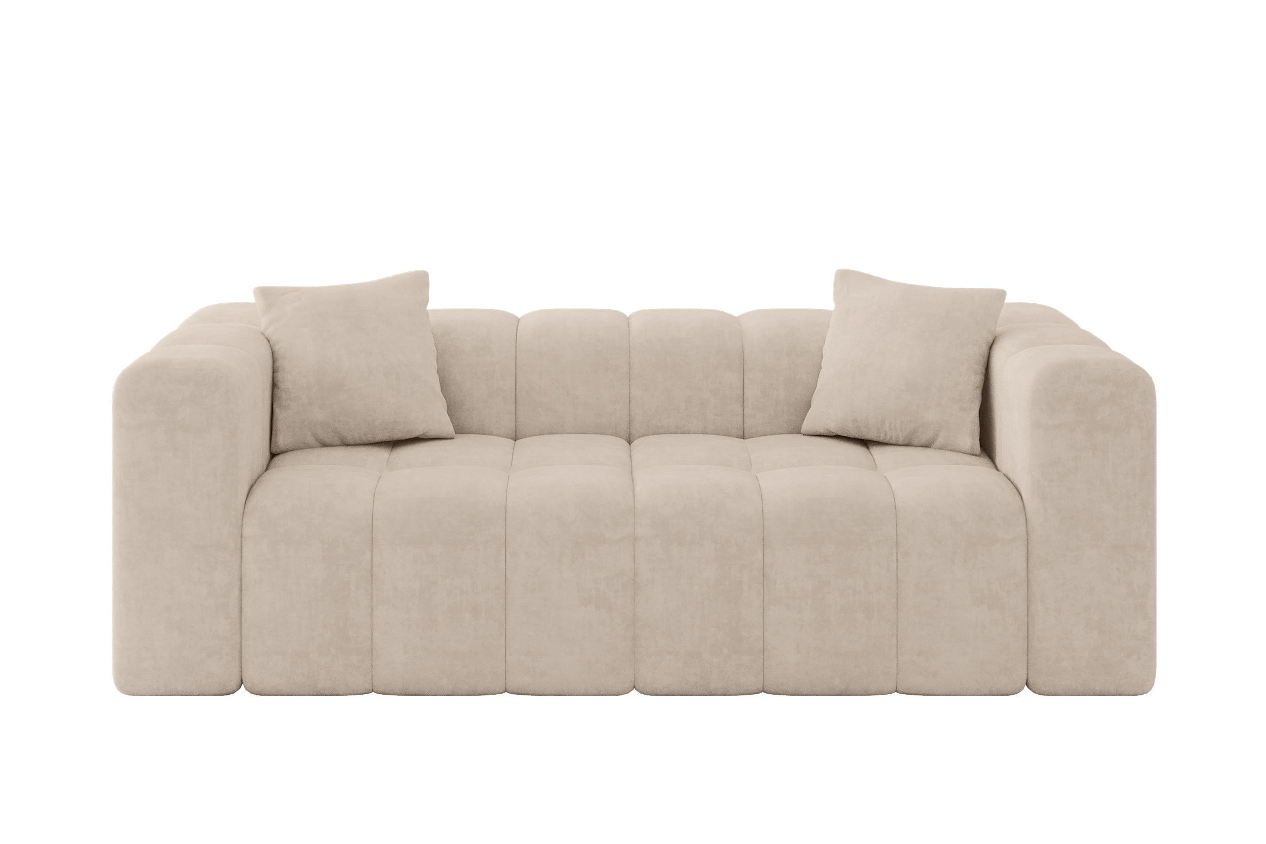 Altdecor Sofa Beige 232x71x90 cm