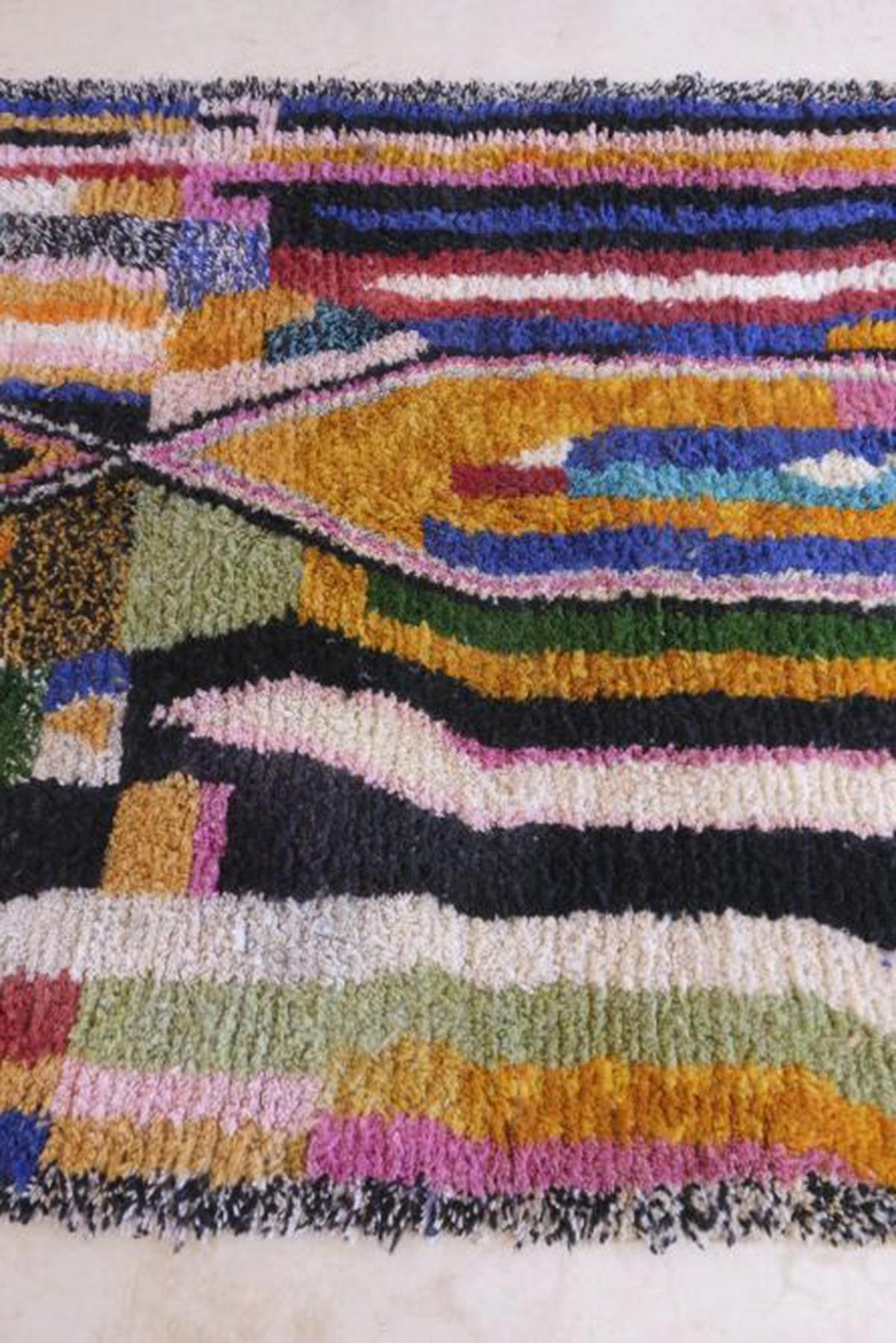 BERBERTEPPICH aus Marokko aus reiner Wolle mehrfarbig - Multicolor, Naturmaterialien (195/301cm) - AFK Living