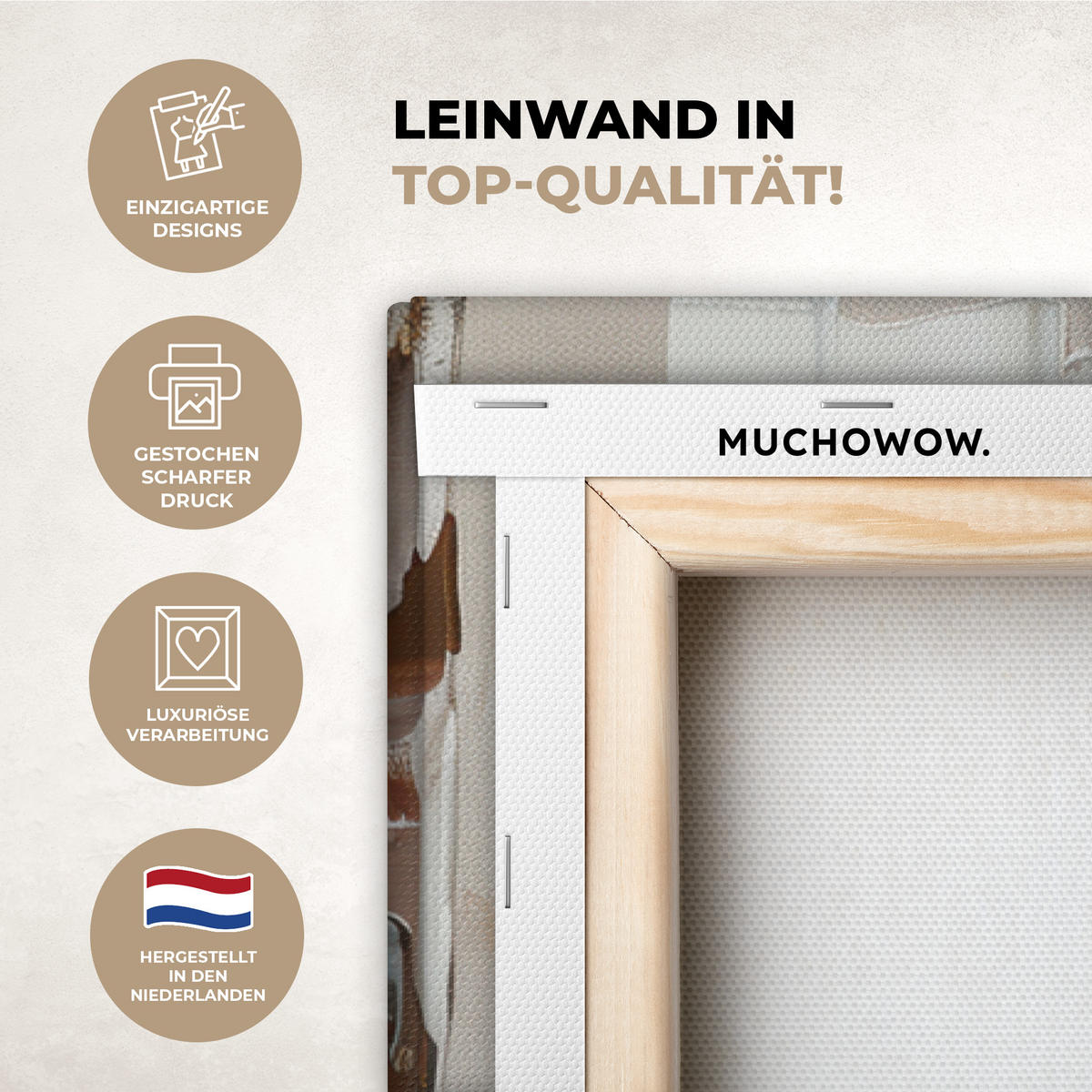 LEINWANDBILD Frau - Lackierung - Porträt - Modern Deko Groß 90x140 cm - Altrosa, Textil (90/140cm) - MuchoWow