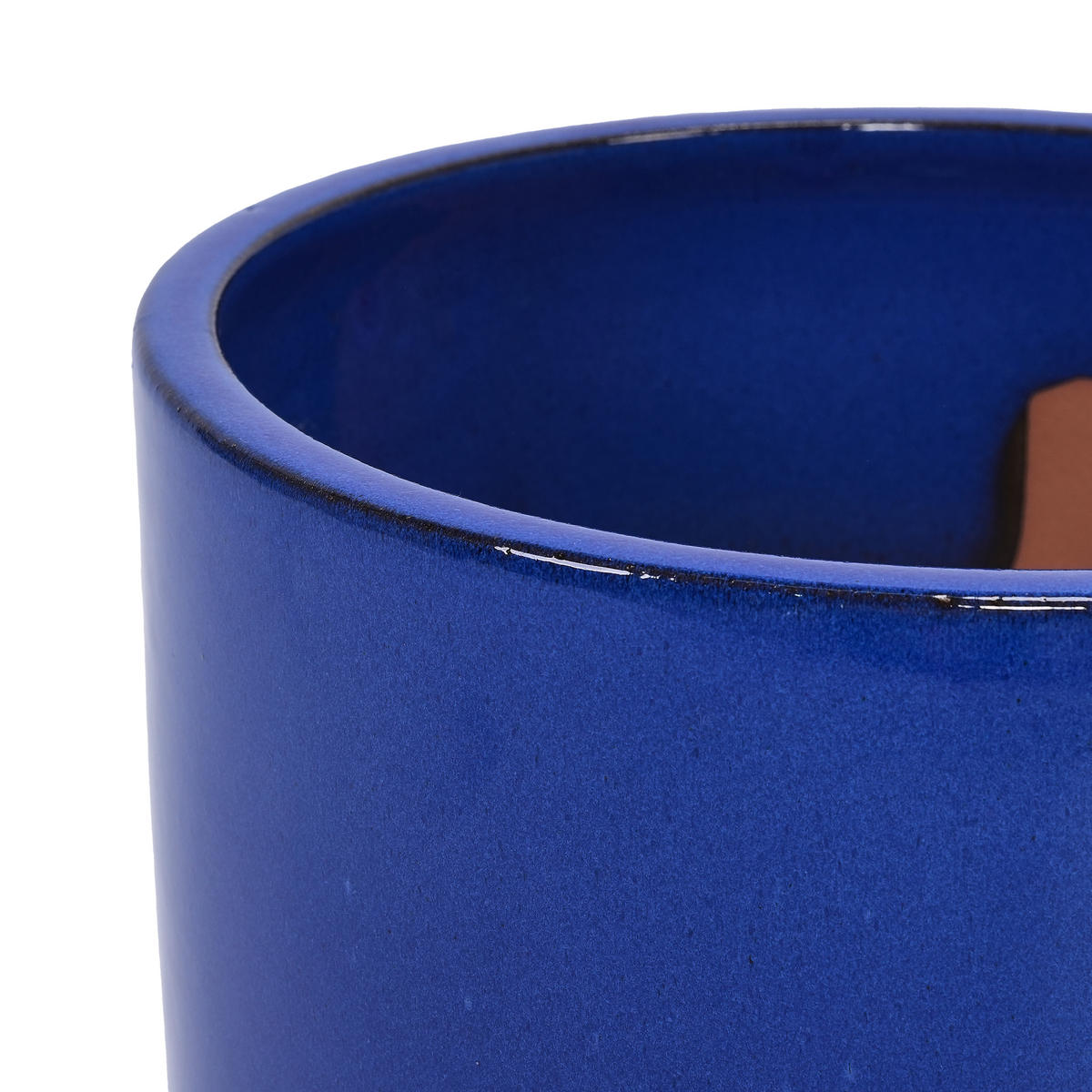 PFLANZTOPF-SET Blau 3er Set, Keramik, Ø 38/30/23 cm - Blau, Keramik (33cm) - PANGIVO