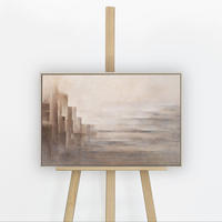 GEMÄLDE Grenzen der Illusion Schattenfugenrahmen Beige 60x40 cm - Beige, Holz (60/40cm) - YS-art gallery