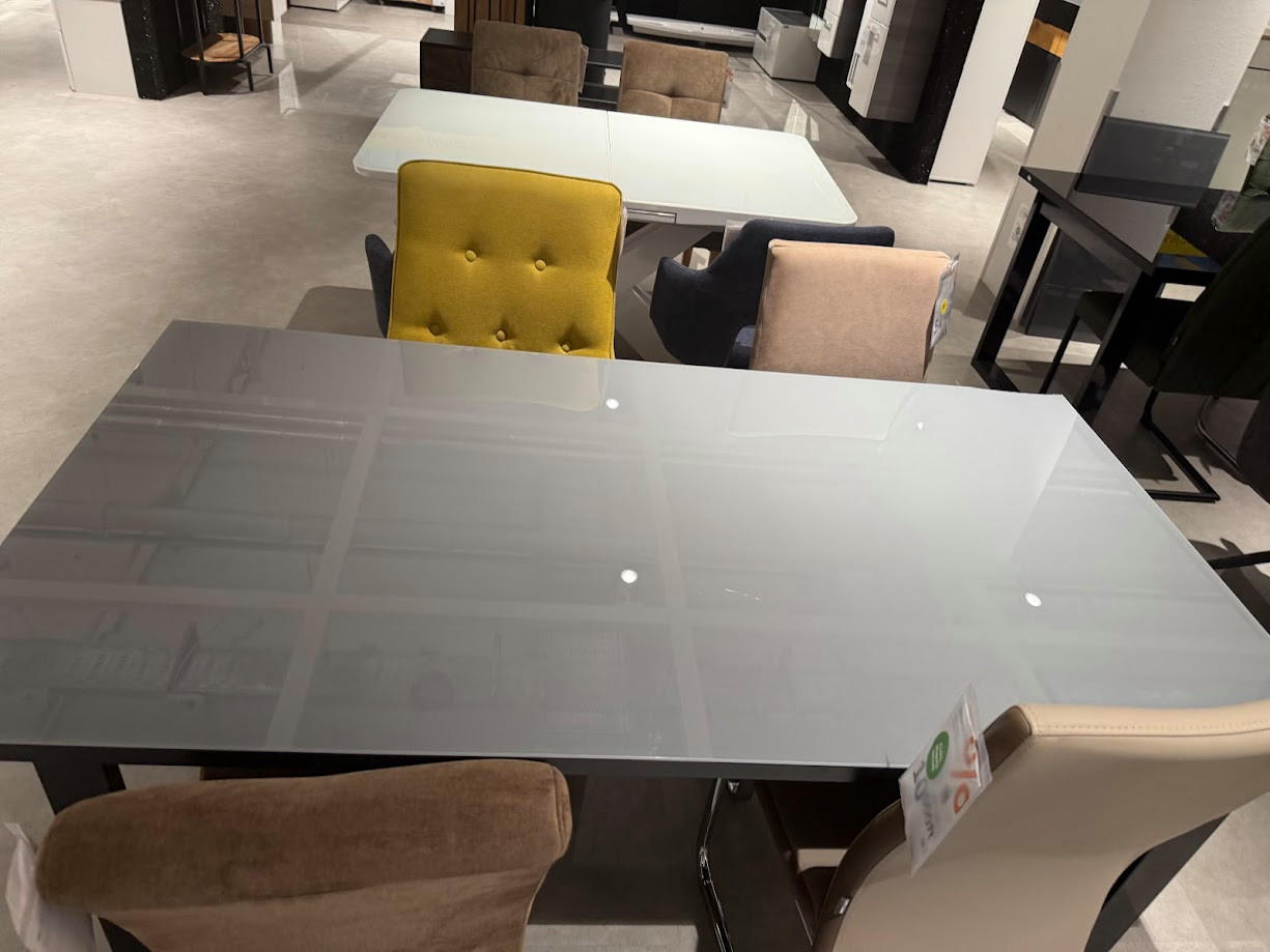 ÉTKEZŐASZTAL  HELIO SZÜRKE-BUDAÖRS OUTLET - Venda