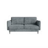 SOFA Koge Ohne Schlaffunktion, Grau - Grau, Textil (196/95/86cm) - Fedve