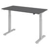 SCHREIBTISCH elektrisch XMST (Mini) 140/67/72 cm in Graphitfarben - Graphitfarben, Holzwerkstoff (140/67/72cm) - bümö
