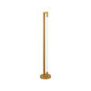 STEHLEUCHTE Futuro Gold 23/23/130 cm - Goldfarben, Metall (23/23/130cm) - LABEL51