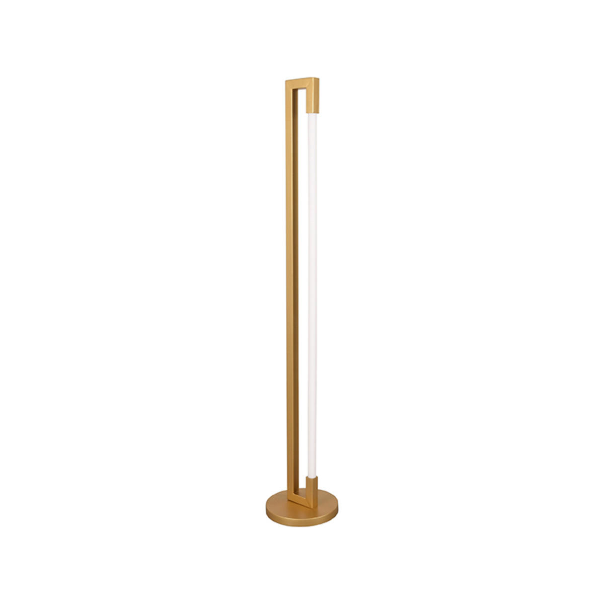 STEHLEUCHTE Futuro Gold 23/23/130 cm - Goldfarben, Metall (23/23/130cm) - LABEL51