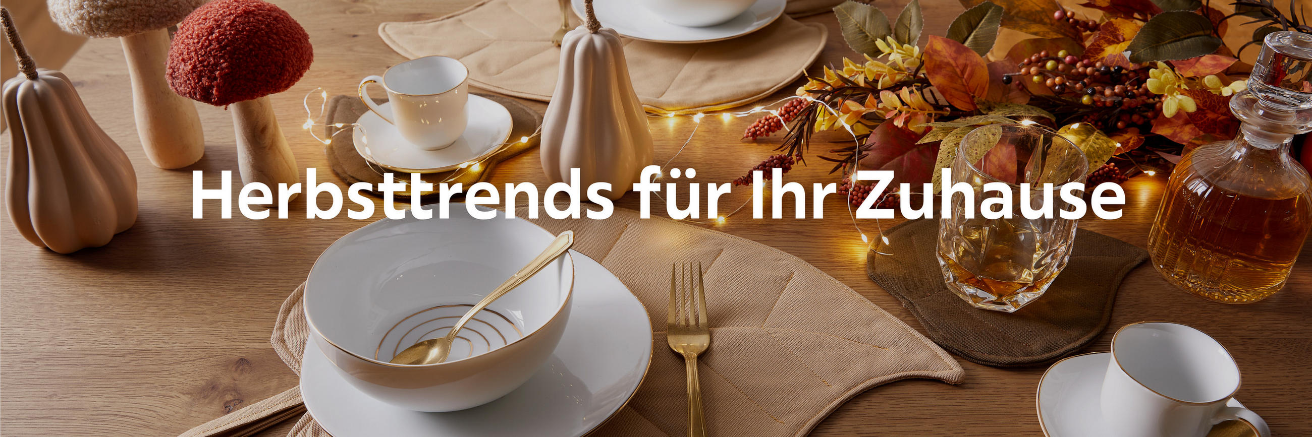Herbsttrends für ihr Zuhause