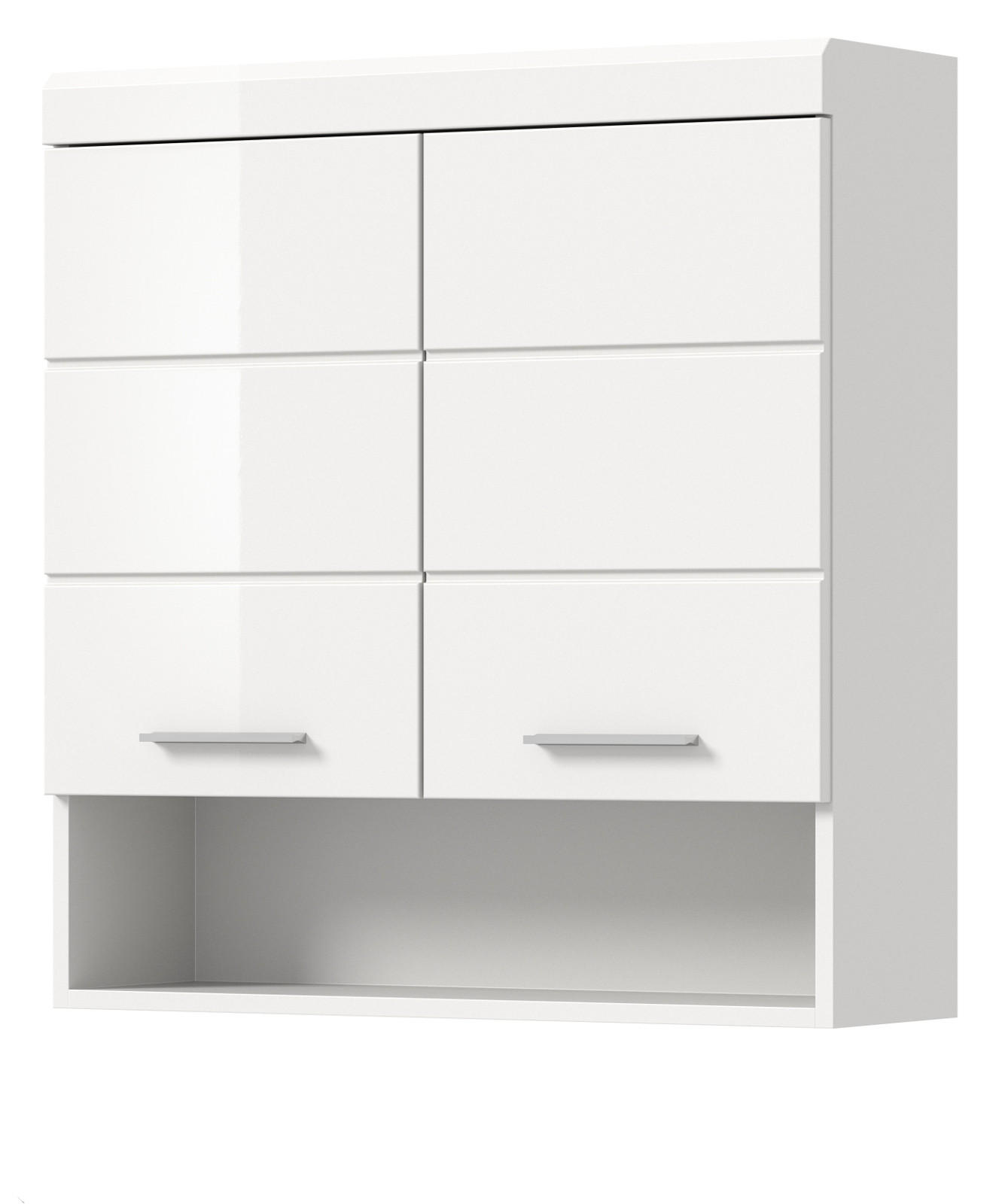 Inn.Furn Hängeschrank Weiß Hochglanz 74x79x24 cm