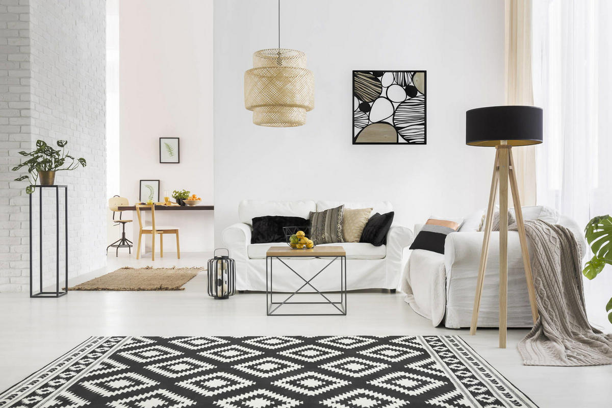 WANDDEKO Schwarz 78/78 cm - Schwarz, Metall (3.7/78/3cm) - KUNSTLOFT