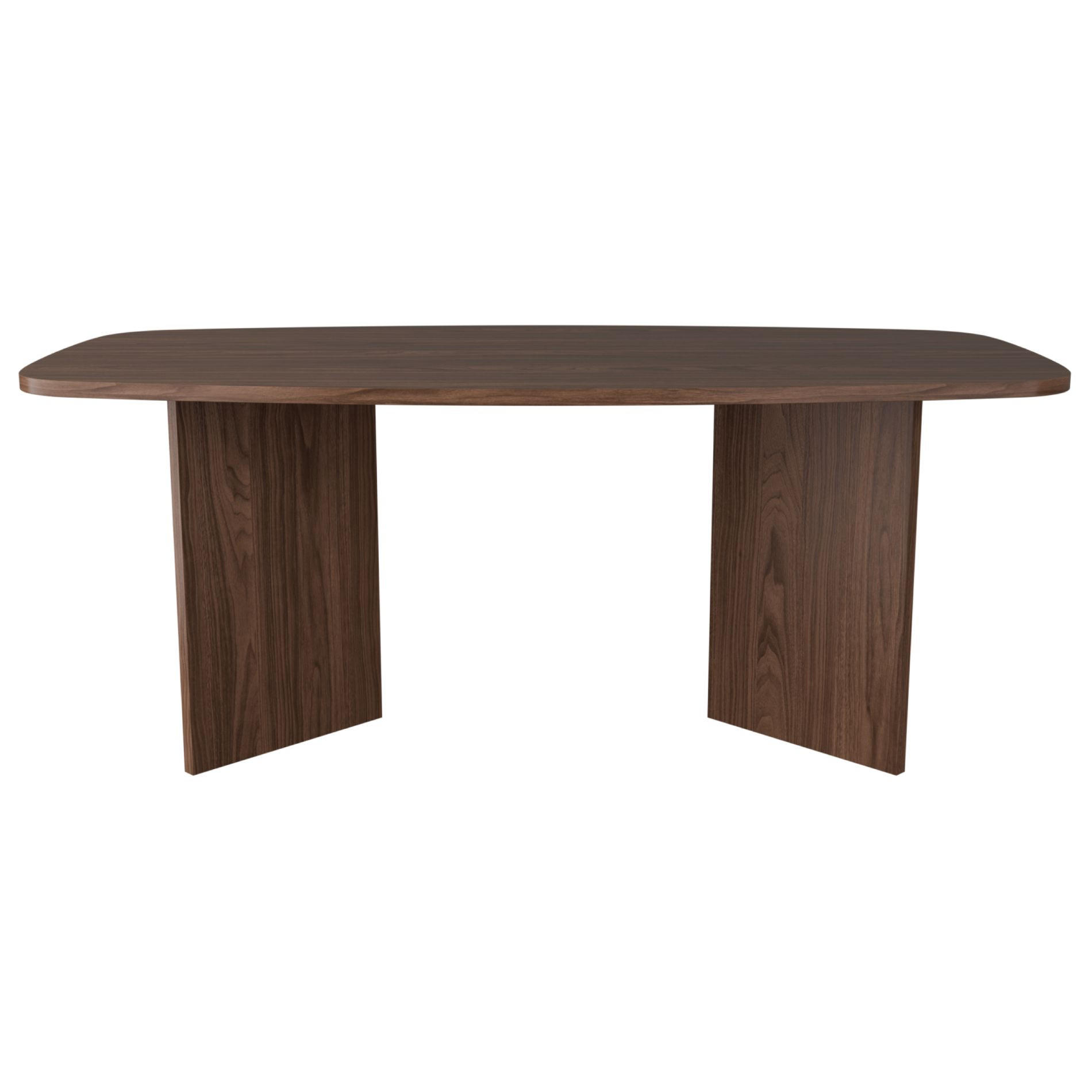ESSTISCH PIANO Holzoptik Nussbaum Wisconsin 190x100 cm - Nussbaumfarben, Holzwerkstoff (100/190/74.5cm) - Selsey