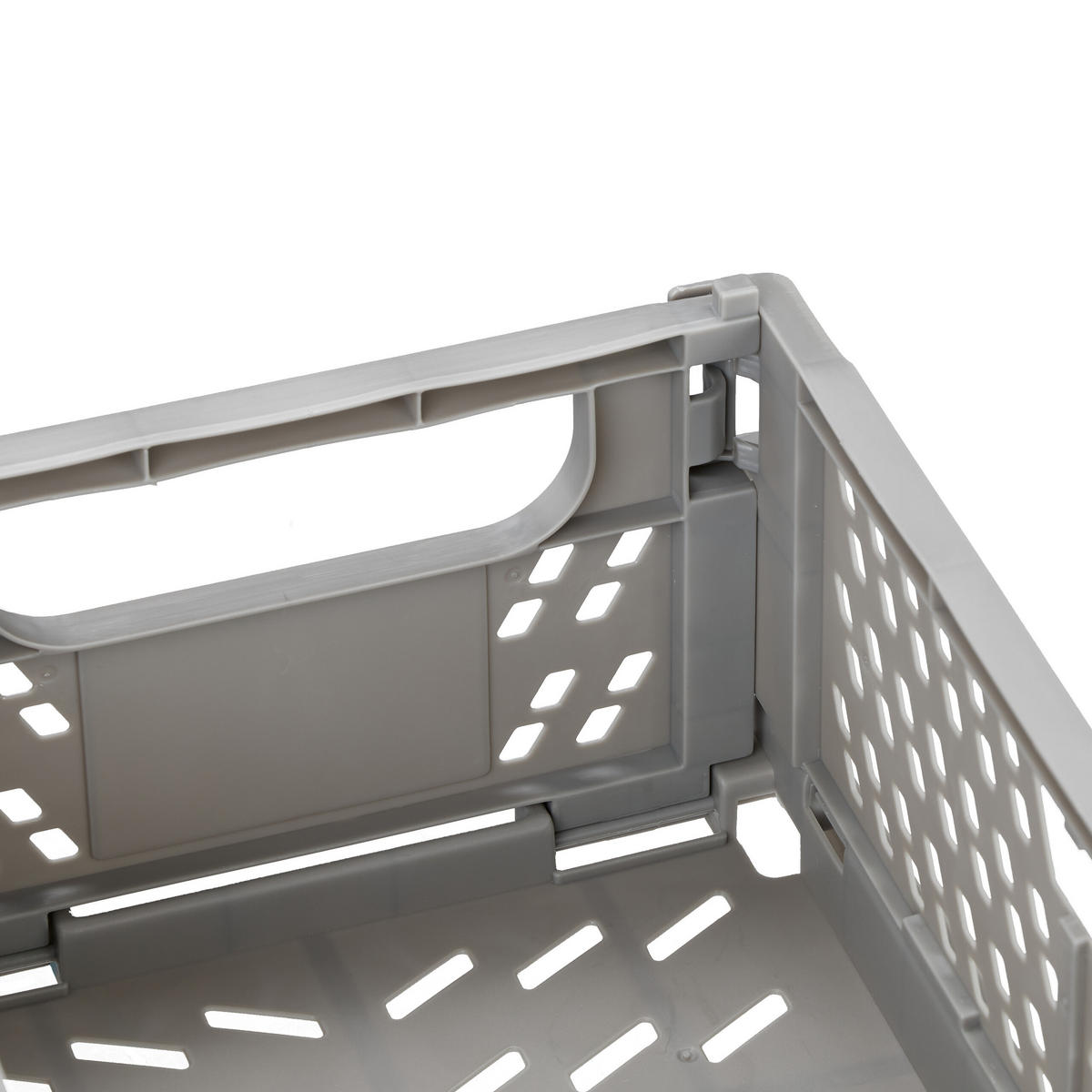 2XKLAPPBOX - Grau, Kunststoff (25/10/16.5cm) - Relaxdays