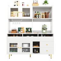 HOCHSCHRANK 145x39x171cm Esszimmer Weiß - Weiß, Holzwerkstoff (145/171/39cm) - FLIEKS