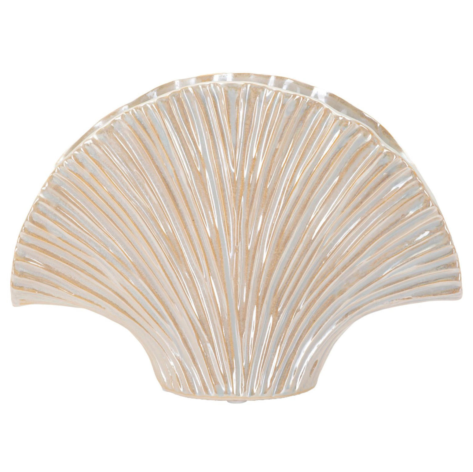 Mauro Ferretti Keramik-Blumentopf Weiß 19 cm