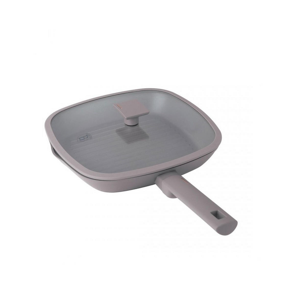 GRILLPFANNE Grau 28/28/4.1 cm BH8097 - Grau, Metall (41cm) - Berlinger Haus