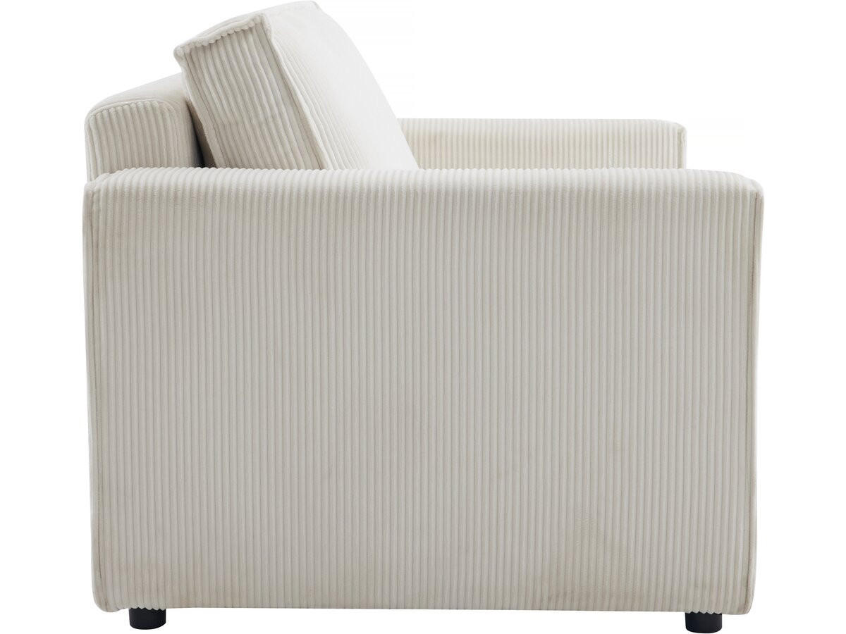 SCHLAFSOFA Grenelle Beige - Beige, Textil/Metall (157/76/97cm) - Habitat Garten