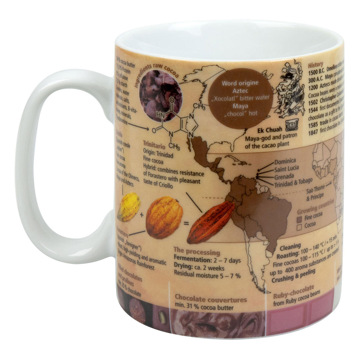 WISSENSBECHER Cocao - Naturfarben, Keramik (0.46L) - Könitz