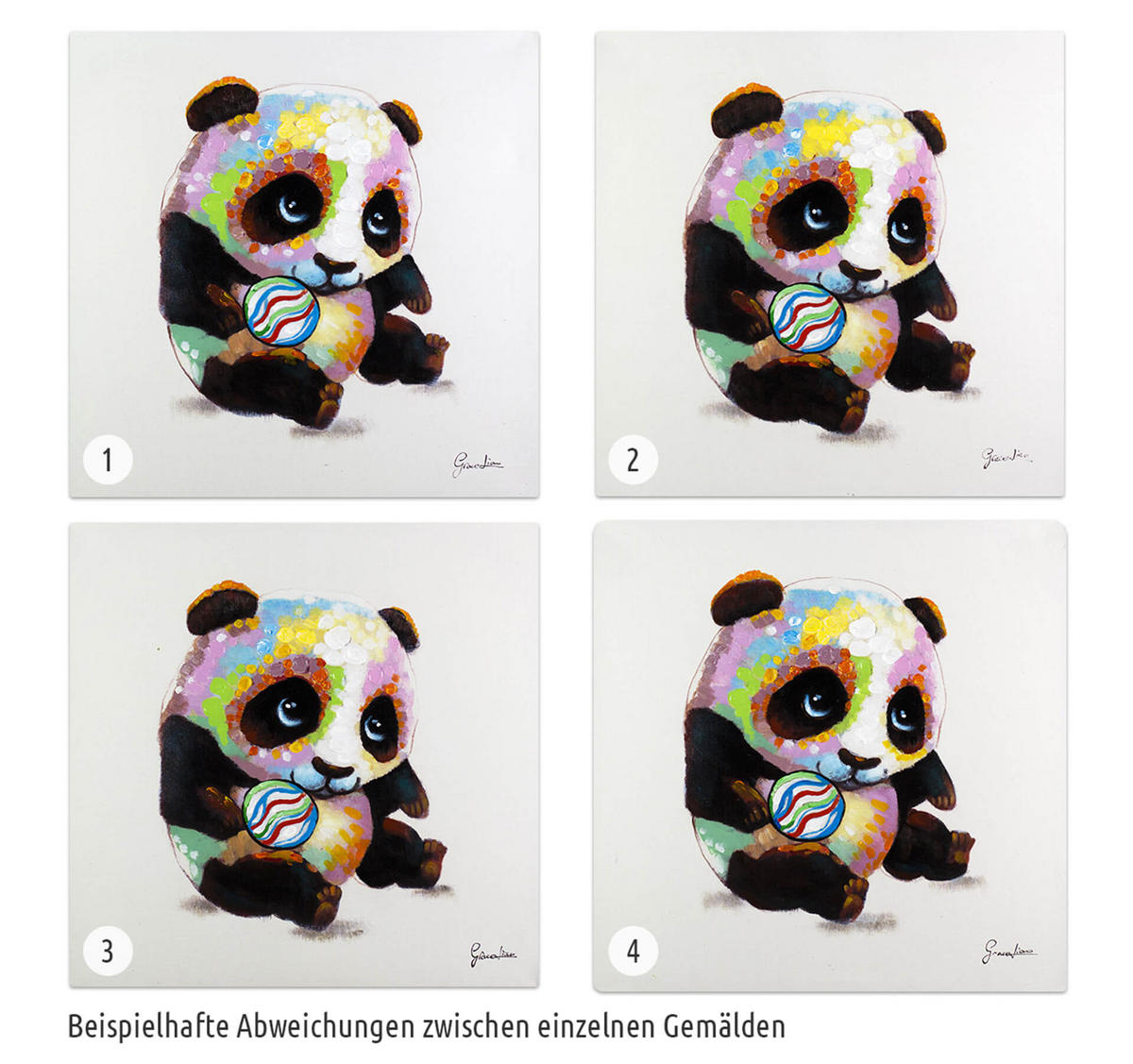 ACRYLBILD HANDGEMALT 60/60 cm - Multicolor, Holz/Textil (1.2/60cm) - KUNSTLOFT